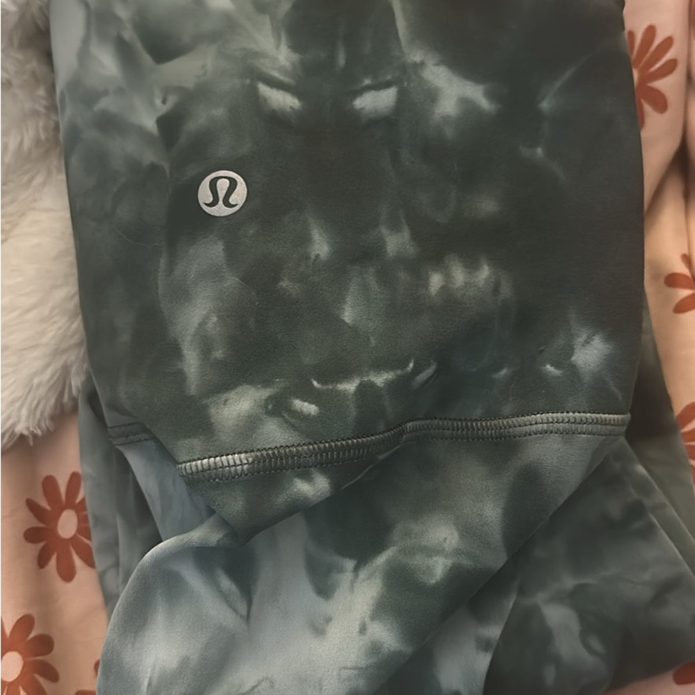 Lululemon Green Tie-Dye Leggings